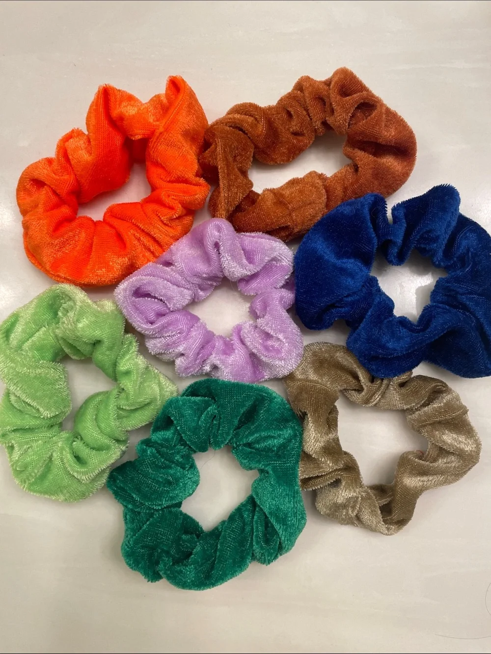 Velvet Scrunchie Set - Multicolor Velvet Hair Scrunchies